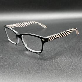 5342-030824-18 Peepers Zuma 2.00 Reading Glasses Black Flex Blue-light 49-19-145 Euc