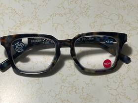 6650-061024-21 Peepers New W Tags Bowie Cobalt Tort Blue Light Filtering Reading Glasses 2.75