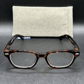 7497-083124-17.95 Peepers Clark 2484 1.25 Reading Glasses Tort Flex Blue Light Tech Used With Pouch