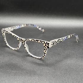 7580-091024-12.95 Peepers Orchid 2.50 Reading Glasses Blue And White Flex Used Blue-light Tech