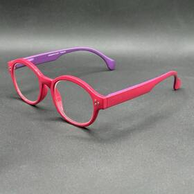 8495-122624-16.95 Peepers 349 1.50 Reading Glasses Fuschia Purple Used