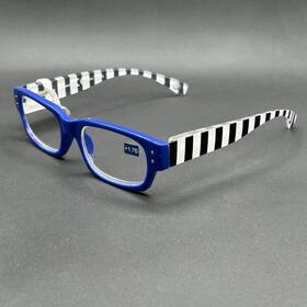 8546-123124-20.95 Peepers Hey Sailor 575 1.75 Readers Blue Black White Nwt