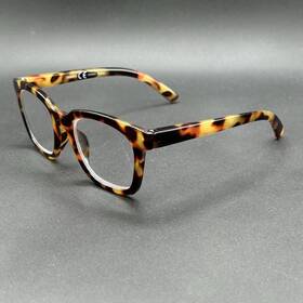8787-012125-22.95 Peepers To The Max 2.50 Reading Glasses Brown Havana Used Blue-light