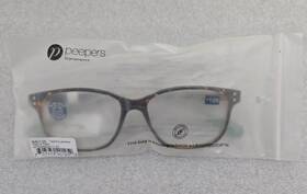 41-15-144 Peepers #940125 Reading Glasses 1.25 Nature Walk Tortoise / Aqua B.l.f