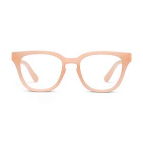 Peepers By Peeperspecs 070747134009 Womens Nola Cat Eye Reading Glasses Sherbet 1.00 1