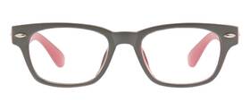Peepers By Peeperspecs 070747277188 Unisex Adult Bellissima Blue Light Blocking Reading Glasses Gray/red 49 Us