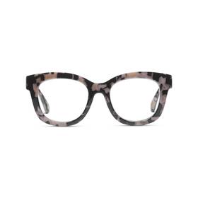 Peepers By Peeperspecs 070747314395 Center Stage Progressive Blue Light Blocking Reading Glasses - Black Marble