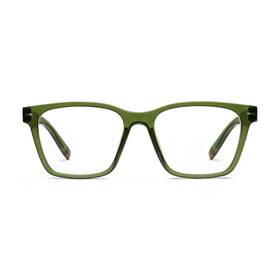 Peepers By Peeperspecs 070747334140 Mens Wilder Square Reading Glasses Green 1.50 1.5