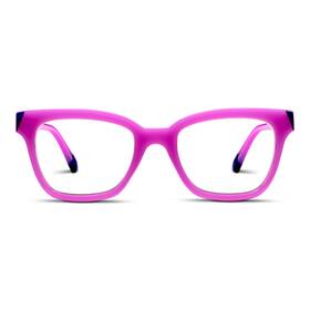 Peepers By Peeperspecs 070747351376 Womens Purple Soft Square Reading Glasses 2.50 2.5