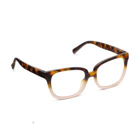 Peepers By Peeperspecs 070747533864 Womens Athens Square Reading Glasses Tortoise/blush 2.00 2