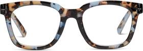 2516100 Peepers By Peeperspecs Womens To The Max Square Blue Light Blocking Reading Gla