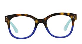 2863000 Peepers By Peeperspecs Womens Walking On Sunshine Soft Square Blue Light Blocking Reading Glasses
