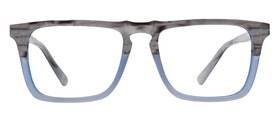 3027000 Peepers By Peeperspecs Womens Swagger Blue Light Blocking Glasses No Correction Gray Horn/blue 55