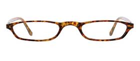 Peepers By Peeperspecs 707470613111 Womens Skinny Mini Rectangular Reading Glasses Tortoise 48 3.5