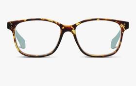 Peepers By Peeperspecs 707479401757 Womens Nature Walk Soft Square Reading Glasses Tortoise/aqua 2.25