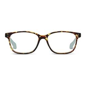 Peepers By Peeperspecs 707479403003 Womens Nature Walk Soft Square Reading Glasses Tortoise/aqua 49 3