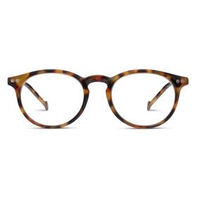 B008p0iu5y Peepers By Peeperspecs Womens Brain Trust Round Reading Glasses Tortoise 1 Magnification
