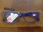 Peepers Reading Glasses 1.75 Encore Cheaters Hinged Purple W Case 707470836220