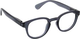 2676000 Peepers Reading Glasses Unisex Adult Smith Blue Light Blocking Gray 46 Us