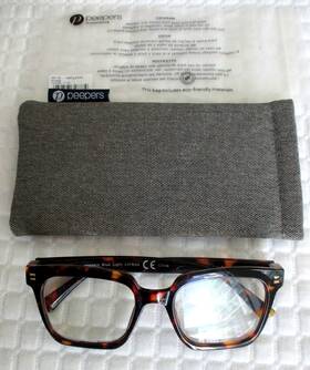 Peeperspecs 070747348734 Peepers 1.50 Reading Glasses And Case - Montage Tortoise Shell Brand New