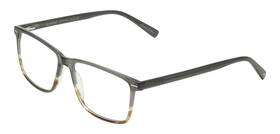 Pe394-2 Perry Ellis 752499238241 Men Rectangular Designer Eyeglasses In Grey Fade Yellow 55mm