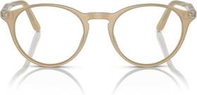 50-19-145 Persol 056597995450 Po3092v Unisex Round Eyeglasses Opal Beige Clear Lens With Case