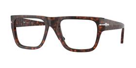 Po3348v Persol 24 Unisex Eyeglasses With Case - Havana / Demo Lens 145-53-20mm