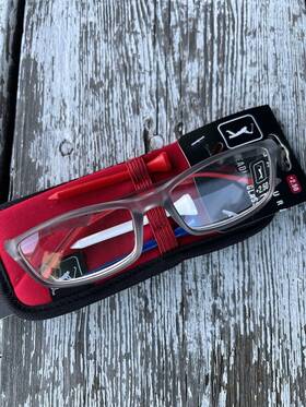 Pga Tour 863176103012 Premium 2.50 Reading Glasses With Case And Golf Tees New