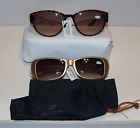 Piece Soft Sunglasses Frames Joy Bifocal Set- Tortoise Cases Mangano 1.5 4 Gold