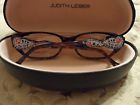 1639 Pink Leiber Glasses Frames Judith Crystals Prices Ect. Bronze Purples Rx