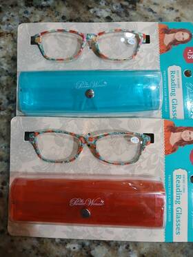 22195 Pioneer Woman Reading Glasses 1.75 Breezy Blossoms And Vintage Floral New .cases