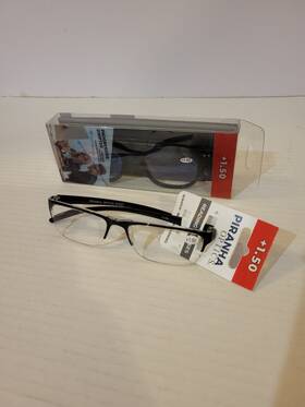 Piranha 024291873419 Reading Glasses 2 Prsmens Womens Plastic Frame Readers Eyeglasses 1.50
