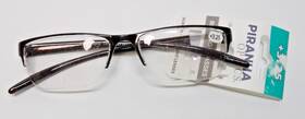 Piranha 024291873914 Optics Eyewear Half Frame Reading Glasses 3.25