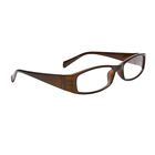 R9027 Plastic Lens Unisex Brown Readers 2.00 Rectangular