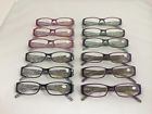 Plastic Pairs 3.00 Strength Frame Spring Reading Hinge Glasses 12 Wholesale