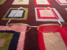G-3300 Platinum Vintage Silver-plated W Steel Frame And Glass Lenses Prescription Reading Glasses