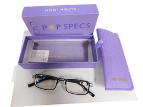 Pop Specs 752499609461 Elton John Reading Glasses Bullet-250-color Vnl Power 2.50