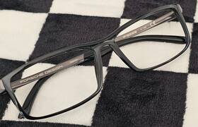 56-14-140 Porsche Design P8228 Pft8228 - Titanium Black/grey Eyeglass Frames