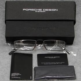 P8310-a-52 Porsche Design P8310 17 145 Half Rim Designer Eyeglasses Frames Matte Black