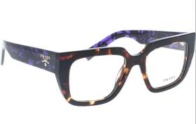 14o-1o1 Prada New Reading Glasses Vpr A03 50-18 Tortoise And Blue Frames Readers