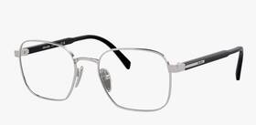 1bc-1o1 Prada New Reading Glasses Vpr A55 53-19 145 Silver &black Frames Readers
