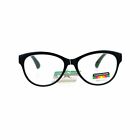 Pre2723cl-bk1.5 Cat Eye Multi Focus Progressive Reading Glasses Black 742756906297