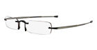 Prescription Reading Folding Calvin Klein Cr1 1.00 590 Satin Glasses Black