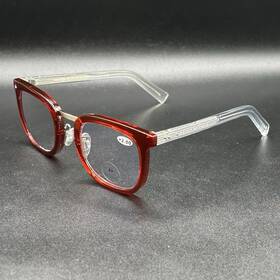 7435-082624-22.95 Priv Revaux Prive The Alchemist 2.00 Reading Glasses Red And Clear Blb 51-25 Display
