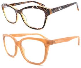 Priv Revaux 840219211572 2 Pack Prive Diamond Blue Light Blocking Readers 0.00 Tan Snake / Camel