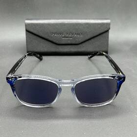 8641-010725-17.95 Priv Revaux Prive The Fearless 2.0 Sun Readers Clear With Blue Mix 54-18-135 Euc Bl