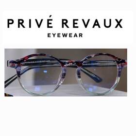 A386304 Priv Revaux Priveft The Eliza Progressive Blue Light Readers White Multi Mfr Box