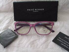 Priv Revaux Reader-3.5 Prive Blue Light Readers Strength 3.5 New Qvc Pink Glitter Frames