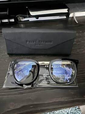 A352725 Prive Revaux Reader Glasses The Alchemist Blue Light Strength Black