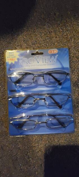 Proview 724328796321 Reading And Computer Glasses 2.00 3 Pack
